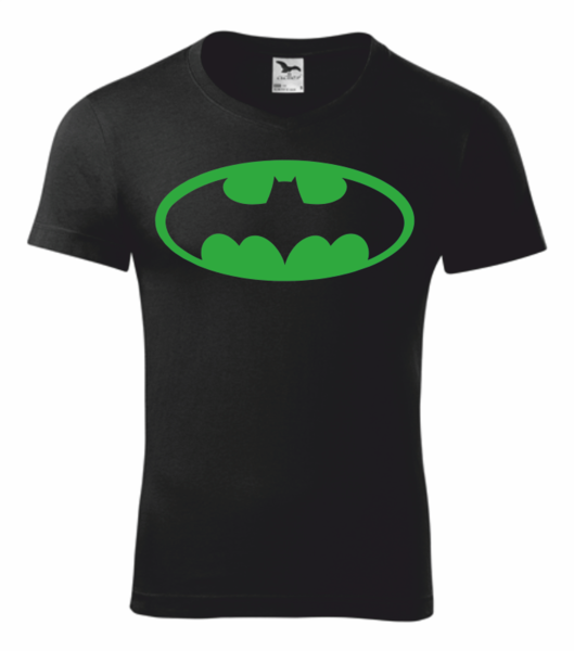 Tričko s Batmanem SPECIÁL Velikost: XL, Barva potisku: neon green