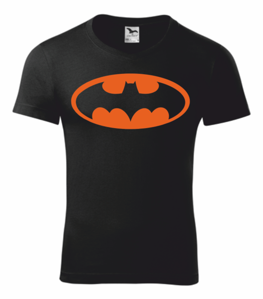 Tričko s Batmanem SPECIÁL Velikost: L, Barva potisku: neon orange