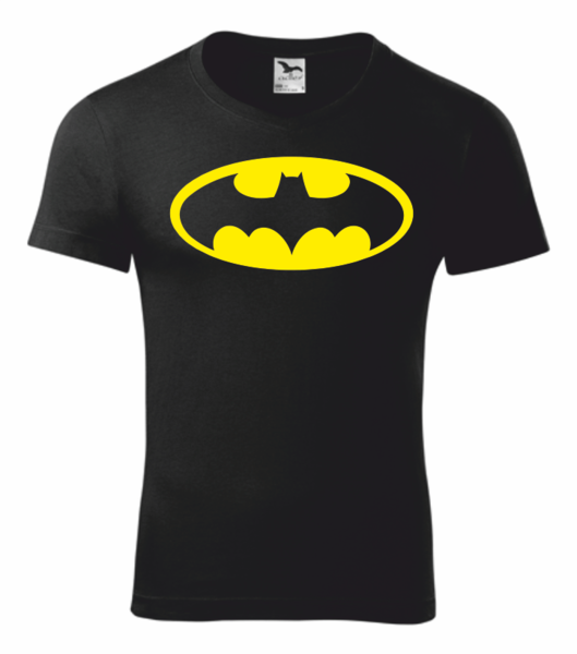 Tričko s Batmanem SPECIÁL Velikost: M, Barva potisku: neon yellow