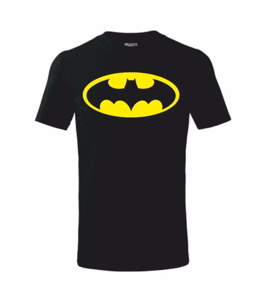 Dětské tričko Batman SPECIÁL Velikost: 122 cm/6 let, Barva potisku: neon yellow