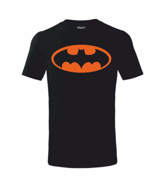 Dětské tričko Batman SPECIÁL Velikost: 122 cm/6 let, Barva potisku: neon orange