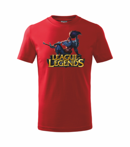 Tričko s League of legends 4 Barva: červená, Velikost: S