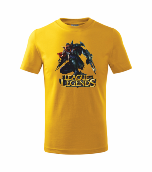 Tričko s League of legends 5 Barva: žlutá, Velikost: XS