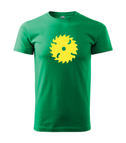 Tričko s PILOU Barva: středně zelená, Velikost: L