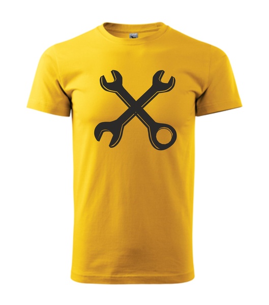 Tričko s KLÍČEM Barva: žlutá, Velikost: XS