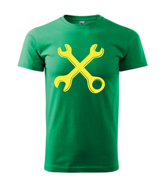 Tričko s KLÍČEM Barva: středně zelená, Velikost: L