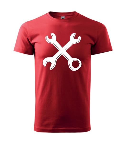 Tričko s KLÍČEM Barva: červená, Velikost: M