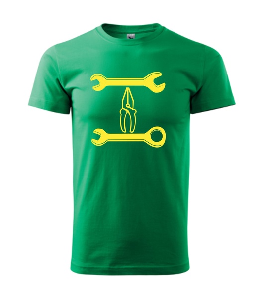 Tričko s MONTÉREM Barva: středně zelená, Velikost: M