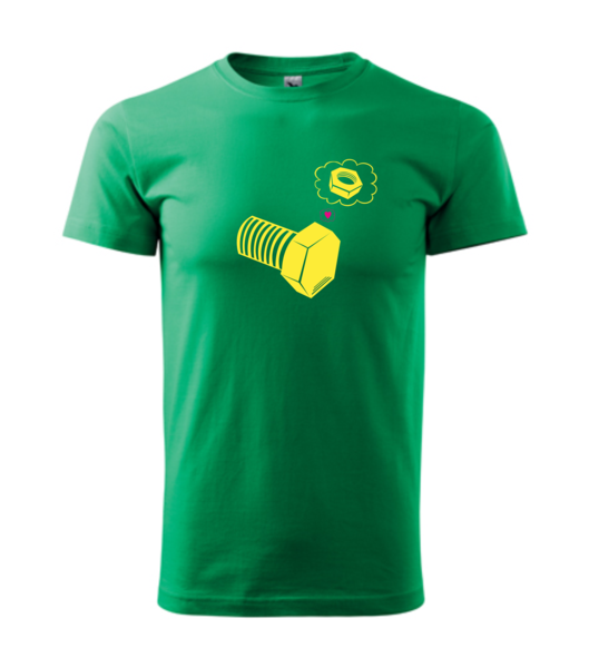 Tričko se ŠROUBKEM Barva: středně zelená, Velikost: XL