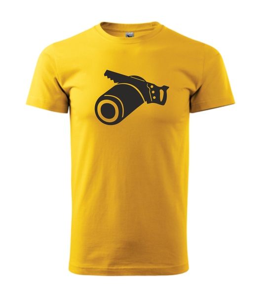 Tričko s TESAŘEM Barva: žlutá, Velikost: 2XL
