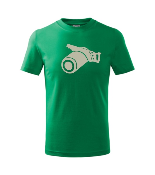 Dětské tričko s TESAŘEM Barva: středně zelená, Velikost: 110 cm/4 roky