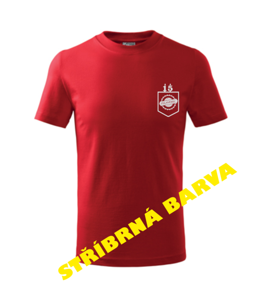 Tričko s potiskem KAPSY OSLAVENEC Barva: červená, Velikost: L