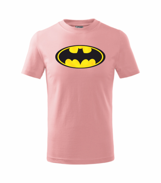 Dětské tričko s BATMANEM Barva: růžová, Velikost: 110 cm/4 roky