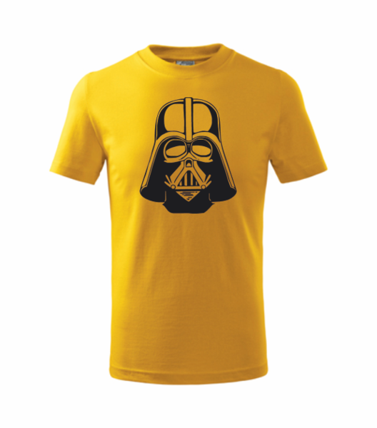 Dětské tričko s DARTH VADEREM Barva: žlutá, Velikost: 122 cm/6 let