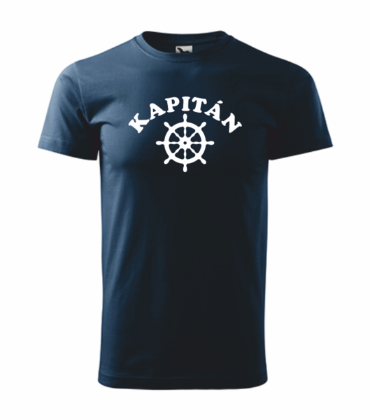 Vodácké tričko s KAPITÁNEM Barva: námořní modrá, Velikost: L