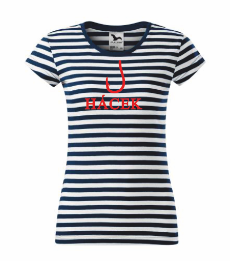 Vodácké tričko dámské s HÁČKEM Barva: modrý proužek, Velikost: XS