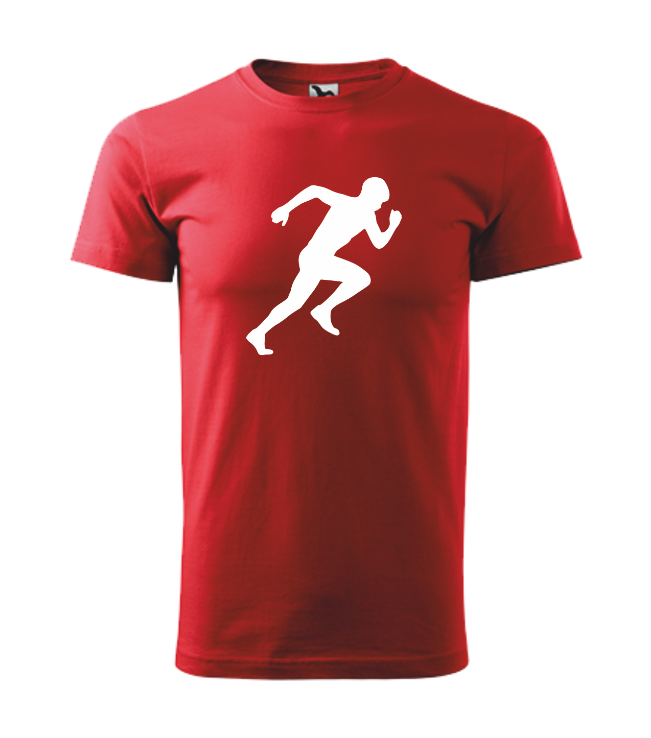 Tričko pánské/dětské s BĚŽCEM Barva: červená, Velikost: XL