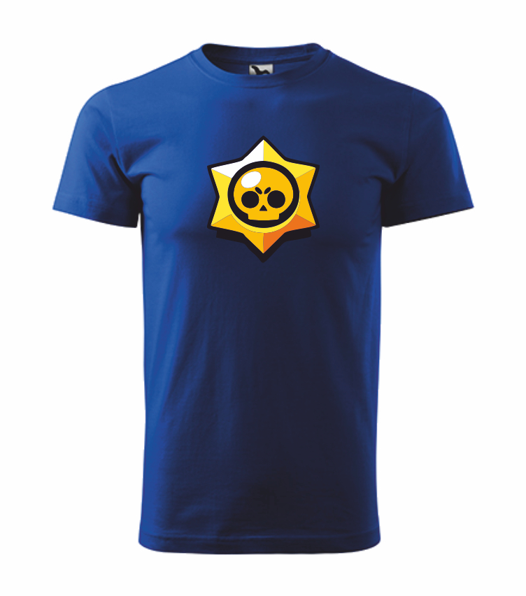 Tričko pánské/dětské s potiskem BRAWL STARS 2 Barva: královská modrá, Velikost: XS