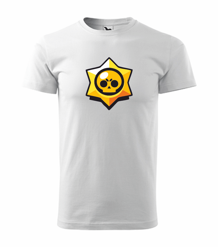 Tričko pánské/dětské s potiskem BRAWL STARS 2 Barva: bílá, Velikost: XL