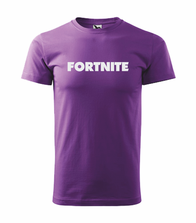 Tričko pánské/dětské s potiskem FORTNITE Barva: fialová, Velikost: L