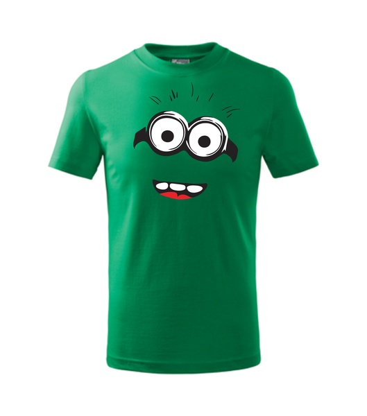 Tričko dětské s MIMONĚM Barva: středně zelená, Velikost: 110 cm/4 roky