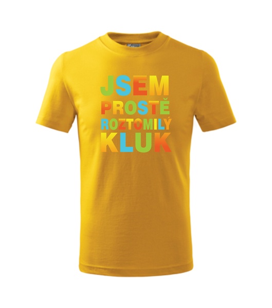 Tričko ROZTOMILÝ KLUK Barva: žlutá, Velikost: 122 cm/6 let