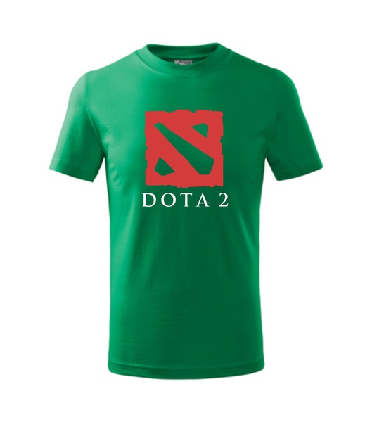 Tričko s potiskem DOTA Barva: středně zelená, Velikost: S