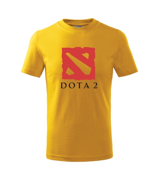 Tričko s potiskem DOTA Barva: žlutá, Velikost: S