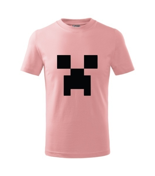 Dětské tričko MINECRAFT Barva: růžová, Velikost: 110 cm/4 roky