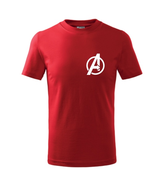 Tričko s AVENGERS 4 Barva: červená, Velikost: L