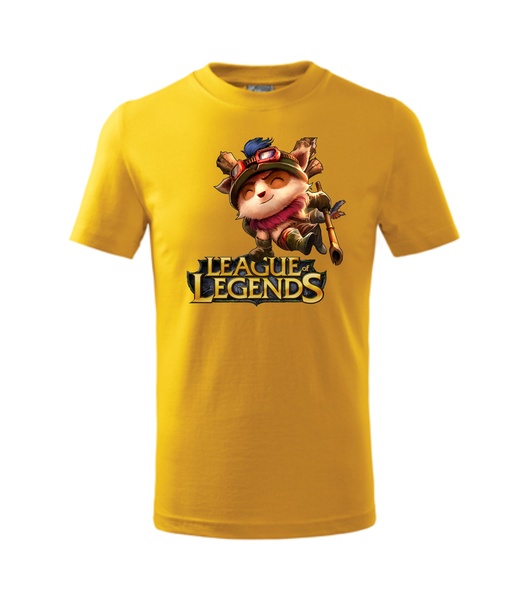 Tričko s League of Legends 2 Barva: žlutá, Velikost: XL