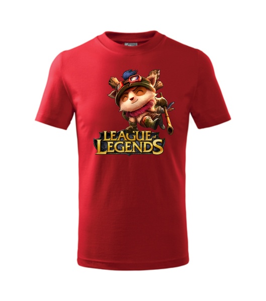Tričko s League of Legends 2 Barva: červená, Velikost: S