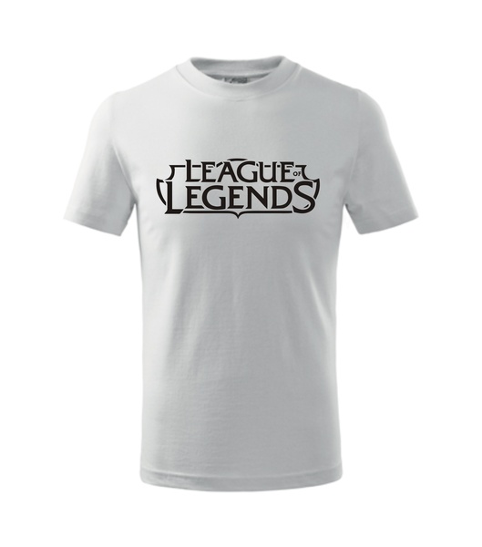 Tričko s League of legends Barva: bílá, Velikost: 3XL