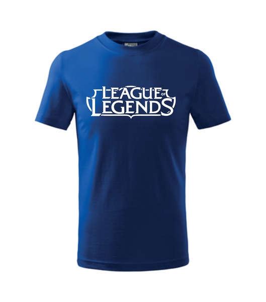 Tričko s League of legends Barva: královská modrá, Velikost: XS