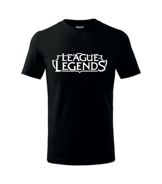 Tričko s League of legends Barva: černá, Velikost: S