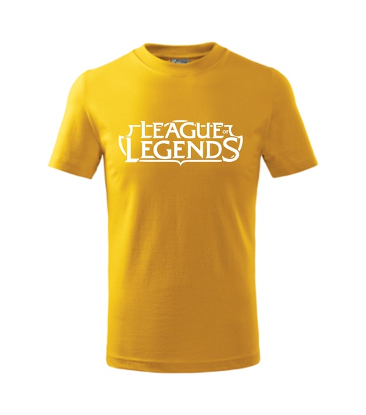 Tričko s League of legends Barva: žlutá, Velikost: M