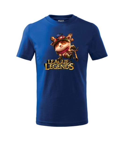 Dětské tričko s League of legends 2 Barva: královská modrá, Velikost: 110 cm/4 roky