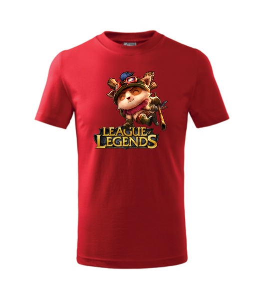 Dětské tričko s League of legends 2 Barva: červená, Velikost: 158 cm/12 let