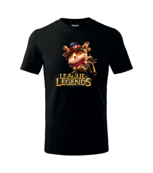Dětské tričko s League of legends 2 Barva: černá, Velikost: 134 cm/8 let