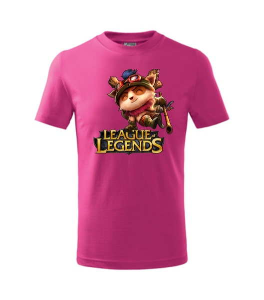 Dětské tričko s League of legends 2 Barva: malinová, Velikost: 110 cm/4 roky