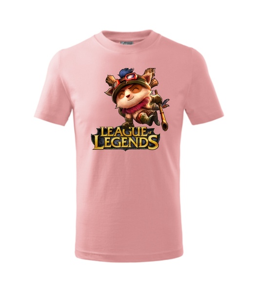 Dětské tričko s League of legends 2 Barva: růžová, Velikost: 122 cm/6 let