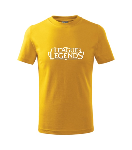 Dětské tričko s League of legends Barva: žlutá, Velikost: 110 cm/4 roky