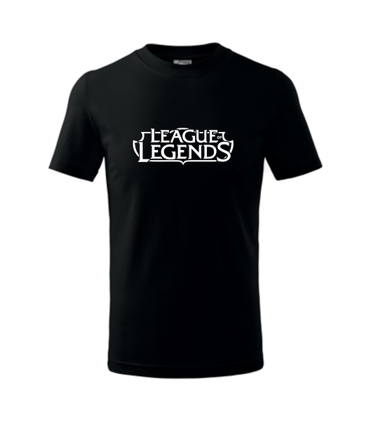 Dětské tričko s League of legends Barva: černá, Velikost: 134 cm/8 let