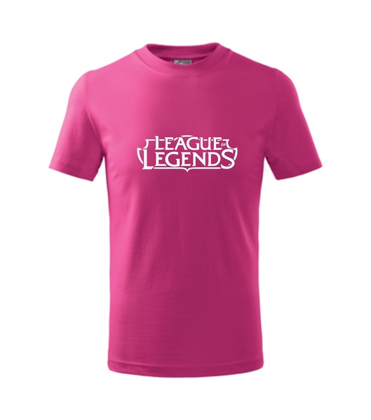 Dětské tričko s League of legends Barva: malinová, Velikost: 146 cm/10 let