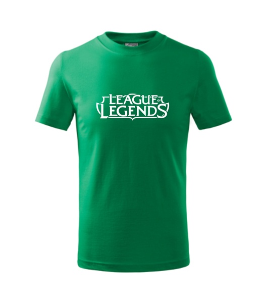 Dětské tričko s League of legends Barva: středně zelená, Velikost: 122 cm/6 let