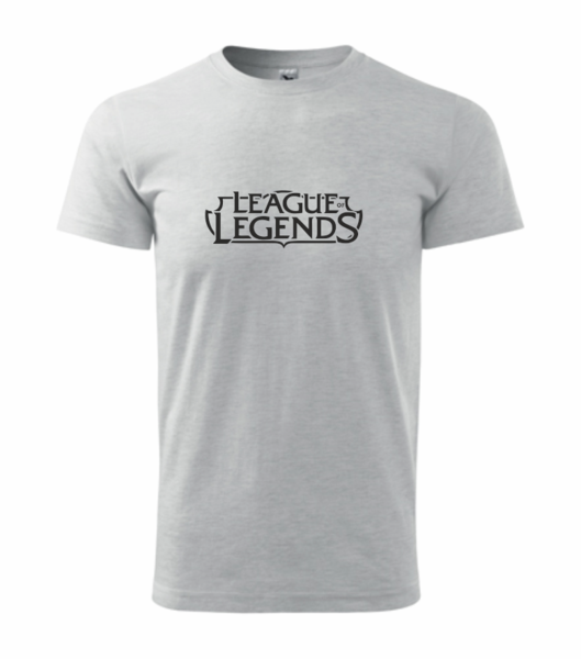 Dětské tričko s League of legends Barva: světle šedý melír, Velikost: 110 cm/4 roky