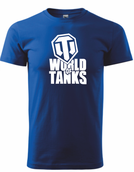 Dětské tričko s WORLD OF TANKS Barva: královská modrá, Velikost: 110 cm/4 roky