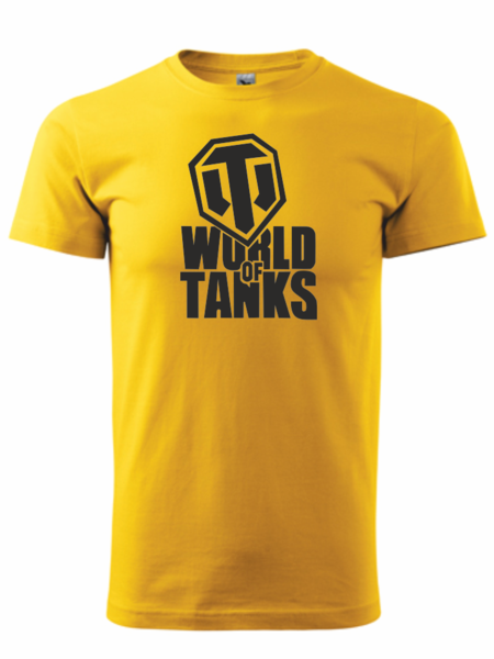 Dětské tričko s WORLD OF TANKS Barva: žlutá, Velikost: 122 cm/6 let
