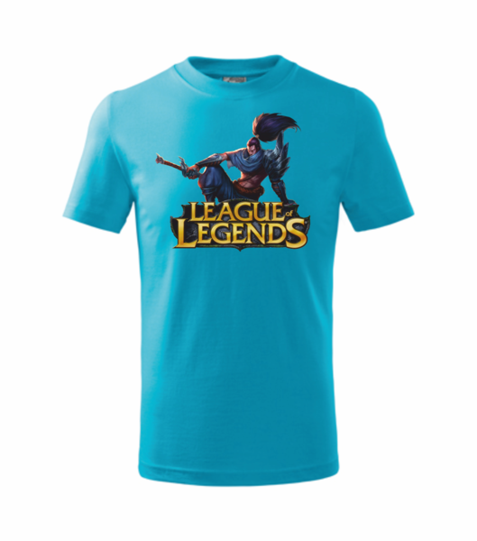 Dětské tričko s League of legends 4 Barva: tyrkysová, Velikost: 110 cm/4 roky