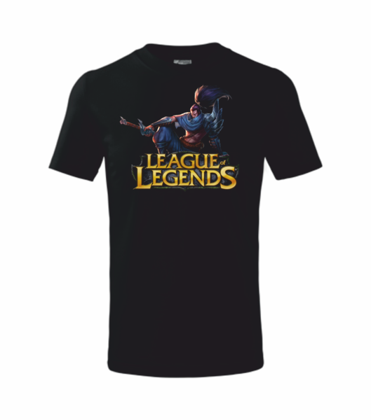 Dětské tričko s League of legends 4 Barva: černá, Velikost: 110 cm/4 roky